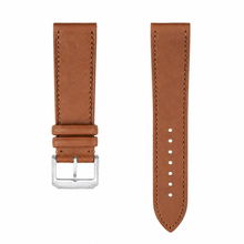 Bracelet de montre en cuir marron 20 mm