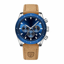 Racing Watch Braun Edelstahl