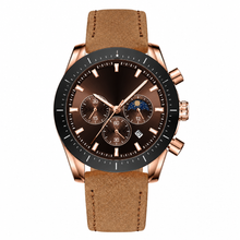 Montre Racing Acier Brun