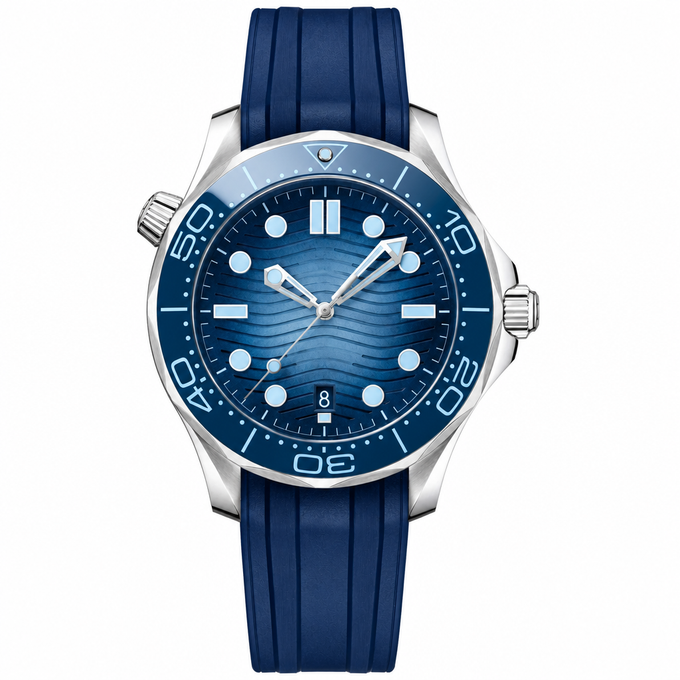 42mm Blue Dial Sport Diver Watch